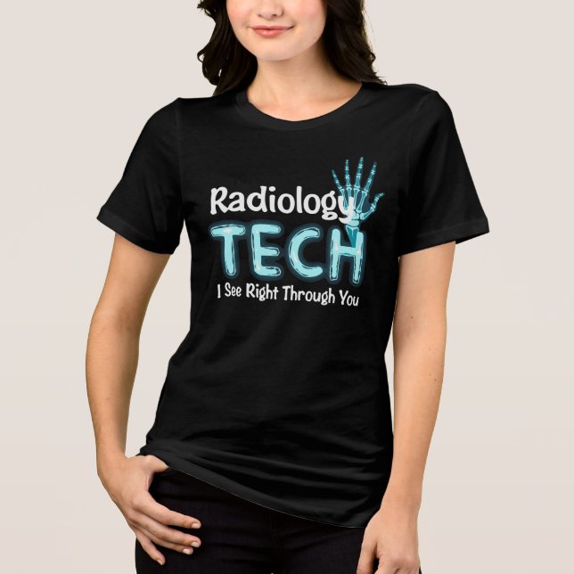 Camiseta Triblenda Humor tecnológico radiológico X Ray (Anverso)
