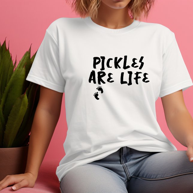 Camiseta Triblenda Humorística de la huella dactilar del embarazo en  (Subido por el creador)