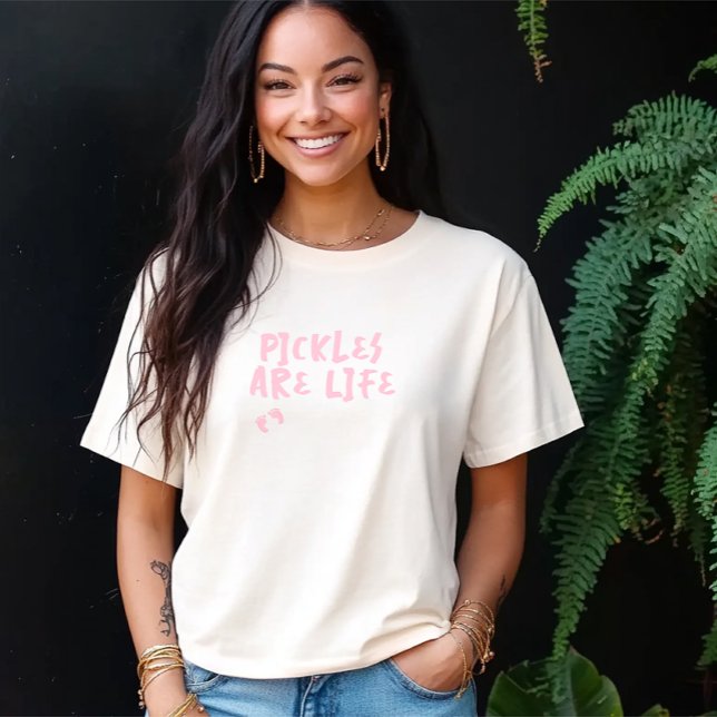 Camiseta Triblenda Humorística de la huella dactilar del embarazo ros (Subido por el creador)