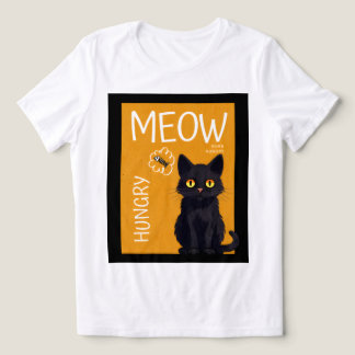 Camiseta Triblenda Hungry Meow – Born Hungry