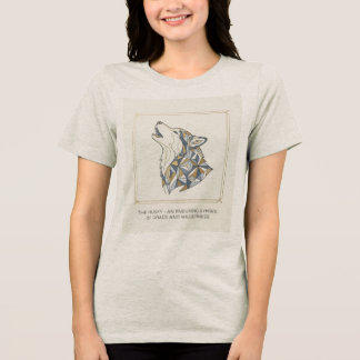 Camiseta Triblenda Husky Gracia y Salvaje – Mujer Gris Heather
