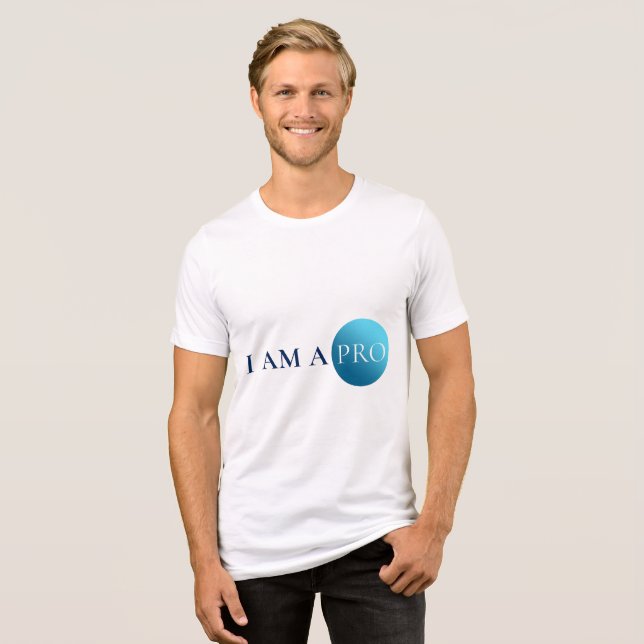 Camiseta Triblenda I AM A PRO | Empowerment Minimalist (Anverso Completo)