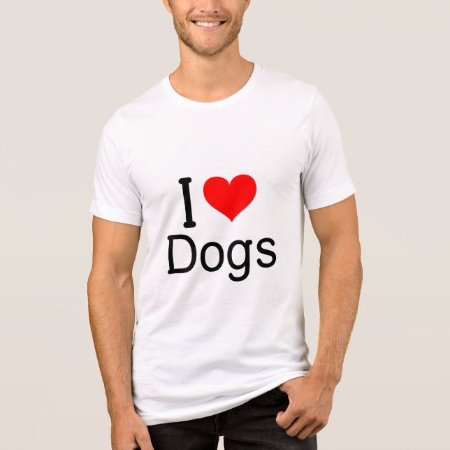 Camiseta Triblenda I (corazón) Perros (Anverso)