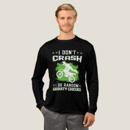 Camiseta Triblenda I Don't Crash I Do Random Gravity Checks Retro 