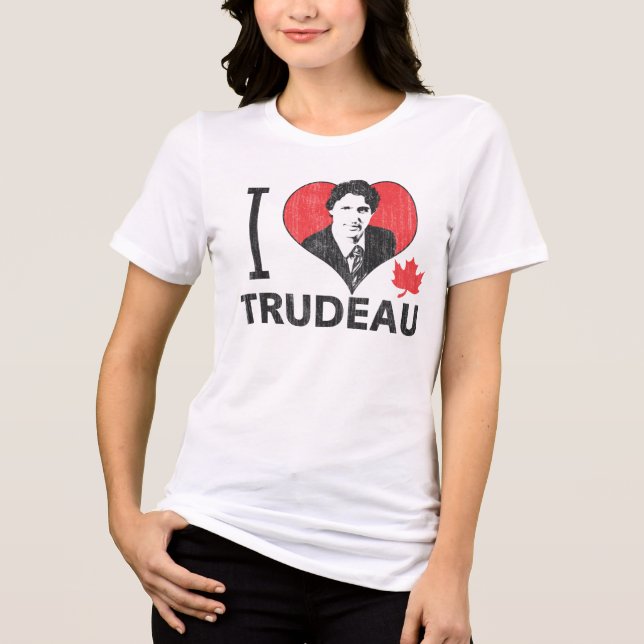 Camiseta Triblenda I Heart Trudeau (Anverso)