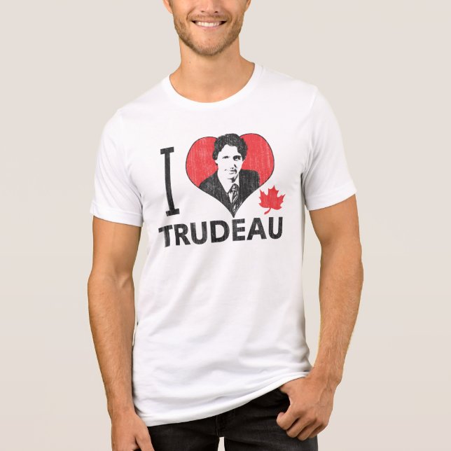 Camiseta Triblenda I Heart Trudeau (Anverso)
