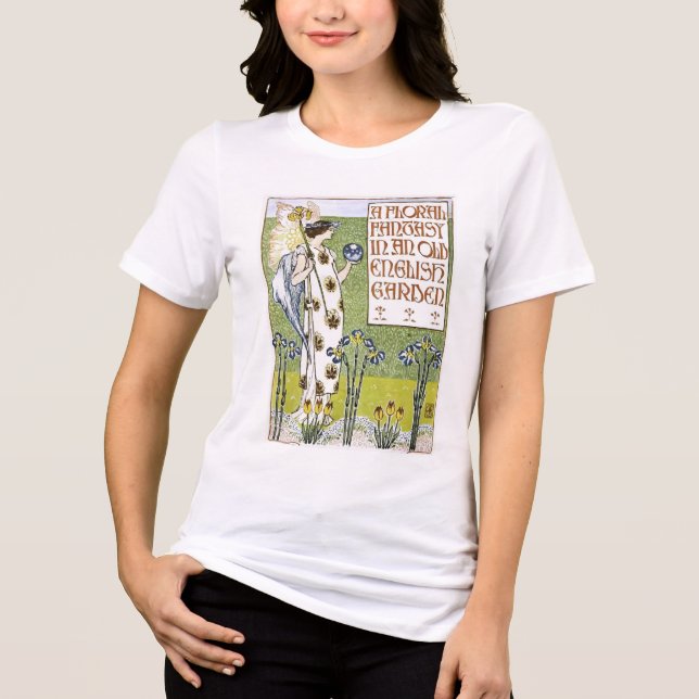 Camiseta Triblenda I Heart Vintage Books - Fairy (Anverso)