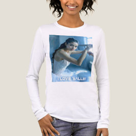 CAMISETA TRIBLENDA I LOVE BALLET - BALLET & DANCE