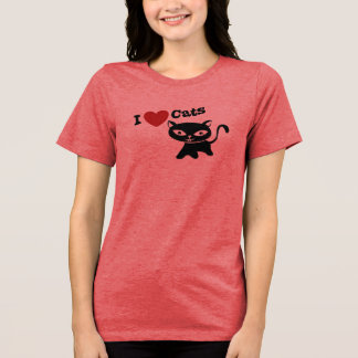 Camiseta Triblenda I Love Cat