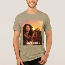 CAMISETA TRIBLENDA I LOVE COCOA
