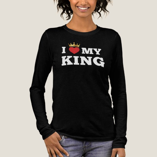 Camiseta Triblenda I love my king  (Anverso)