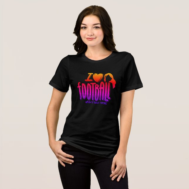 Camiseta Triblenda I Love WTF Heart Fiery (Anverso Completo)