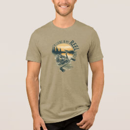 Camiseta Triblenda I’m Living in My | Funny Fisherman Gift | Outdoor