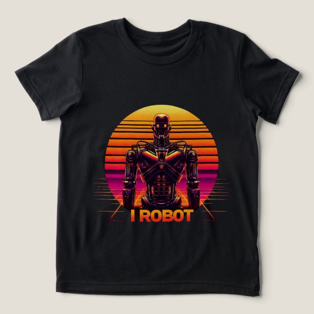 CAMISETA TRIBLENDA I ROBOT (Diseño delantero )