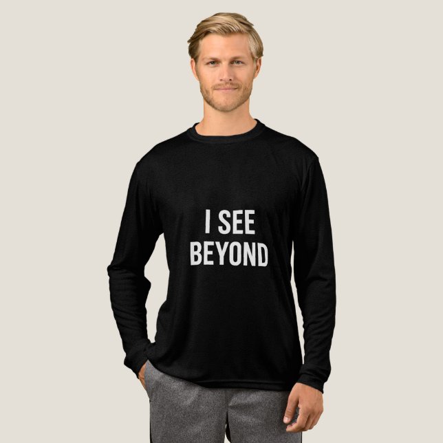 Camiseta Triblenda I SEE BEYOND — Spiritual Awakened Third Eye Energy (Anverso Completo)
