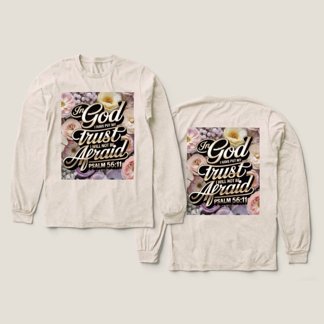 Camiseta Triblenda I Will Not Be Afraid Womens (Diseño frontal y trasero)