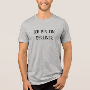 Camiseta Triblenda Ich Bin Ein Berliner - Icónico Tee De Cita JFK
