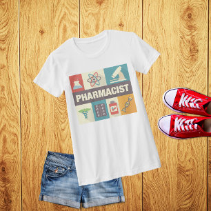 Camiseta Triblenda Icónico Farmacéutico Profesional Diseñado