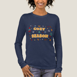 Camiseta Triblenda Iconos de invierno de la temporada acogedora – Est