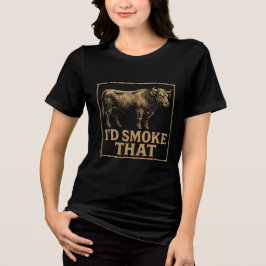 Camiseta Triblenda I'd smoke that - with bell T-Shirt