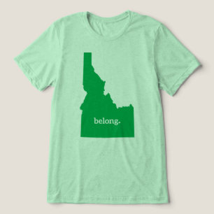 Camiseta Triblenda Idaho Belong, orgullo del estado