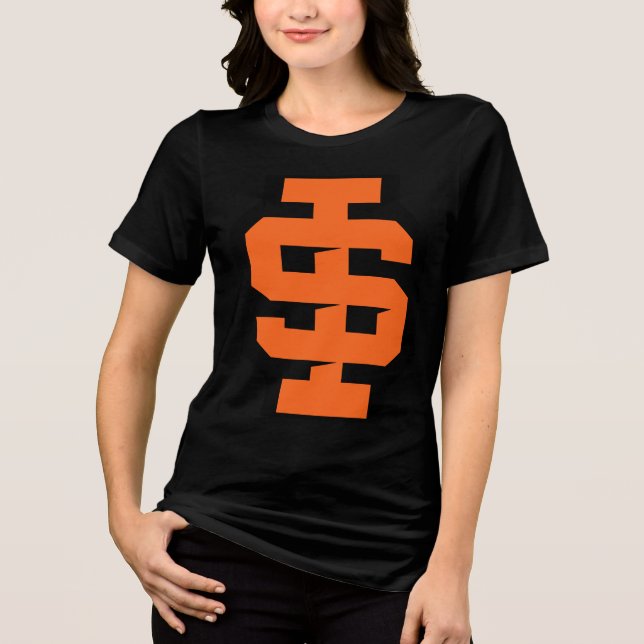 Camiseta Triblenda Idaho State University Bold Bengala Logo (Anverso)