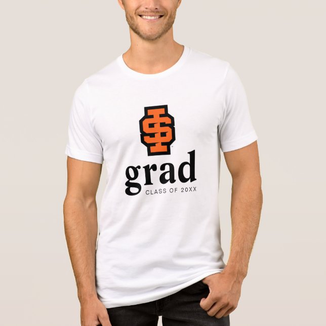 Camiseta Triblenda Idaho State University Bold Bengala Logo (Anverso)