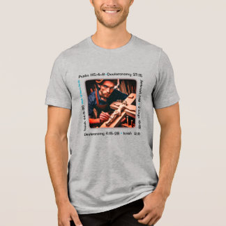Camiseta Triblenda Idolatry 001 Camiseta Triblend