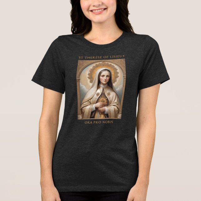 Camiseta Triblenda Iglesia católica de Santa Teresa de Lisieux (Anverso)