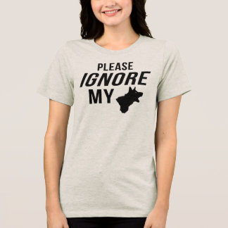 Camiseta Triblenda Ignorar mi perro