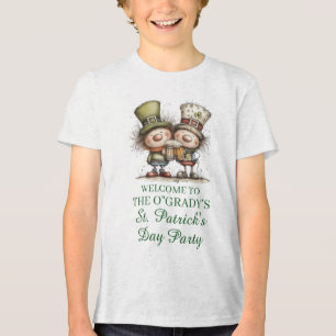 Camiseta Triblenda Ilustración alegre de fiesta del Día de San Patric