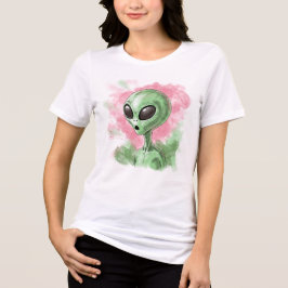 Camiseta Triblenda Ilustracion alienígena clásico