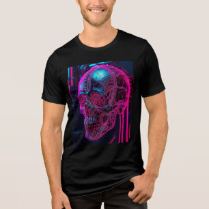Camiseta Triblenda Ilustracion animal caprichoso arte en la pared