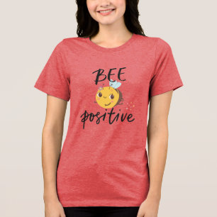 Camiseta Triblenda Ilustracion Bee Positive Cute Bumblebee