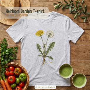 Camiseta Triblenda Ilustración Botánica de Diente de León