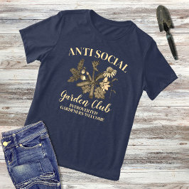 Camiseta Triblenda Ilustracion botánico Anti Social Garden Club