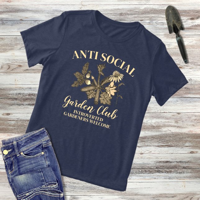 Camiseta Triblenda Ilustracion botánico Anti Social Garden Club (Subido por el creador)