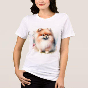 Camiseta Triblenda Ilustracion cutáneo de pomerania