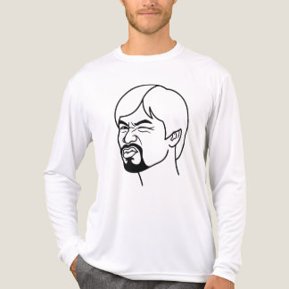 Camiseta Triblenda Ilustración de arte de línea de hombre guiñando gr