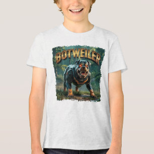 Camiseta Triblenda Ilustración de Botweiler – Rottweiler Robot Divert