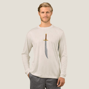Camiseta Triblenda Ilustración de daga de acero de fantasía