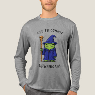 Camiseta Triblenda Ilustración de fantasía de rana bruja linda