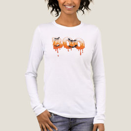 Camiseta Triblenda Ilustración de la noche de Halloween