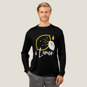 Camiseta Triblenda Ilustracion de limón abstracto - Arte de cítricos 
