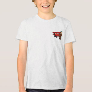 Camiseta Triblenda Ilustración de Mecánico de Dibujos Animados Lindo 