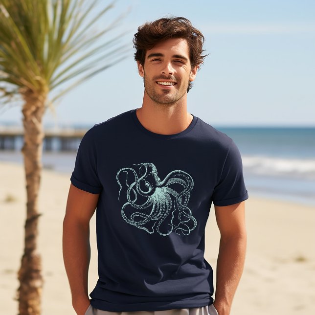 Camiseta Triblenda Ilustracion de pulpo de fábrica (Subido por el creador)