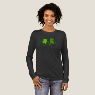 Camiseta Triblenda Ilustración de viaje de rana caprichosa juntos