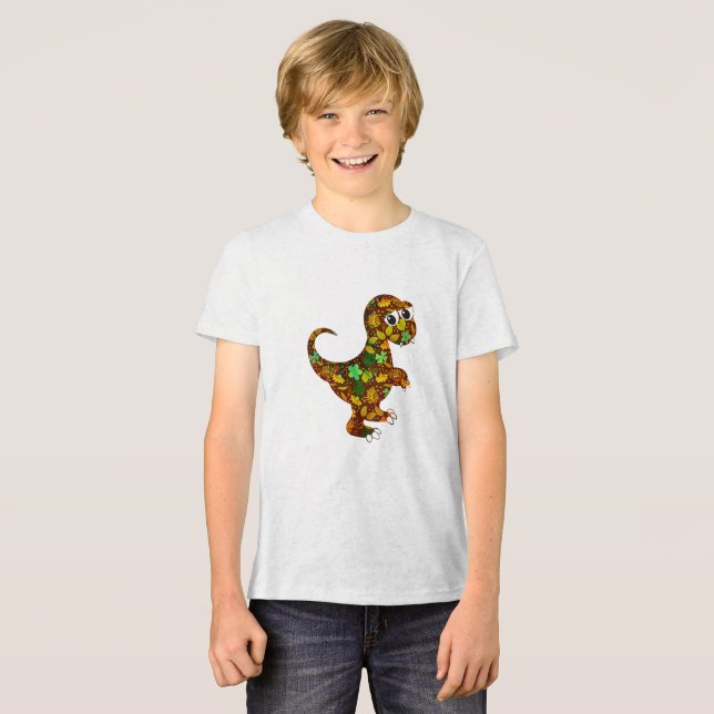 Camiseta Triblenda Ilustracion del dinosaurio (Anverso Completo)