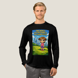 Camiseta Triblenda Ilustración Del Mundo En El Que Naciste Ya No Exis