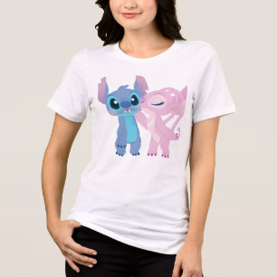 Camiseta Triblenda Ilustración digital de pareja de alienígenas lindo